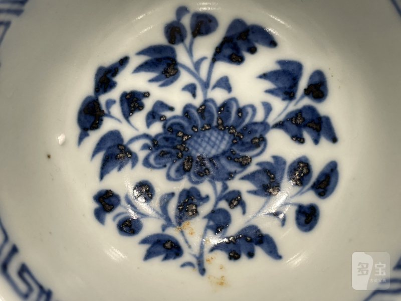 元 青花菊纹茶圆 - 图7